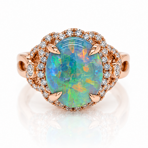 2.76ct Black Opal Ring