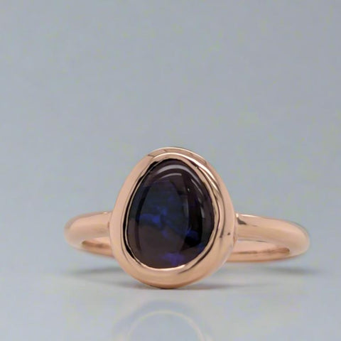 Opal Ring in Rose Gold