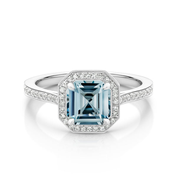 1.40ct Aquamarine Dress Ring