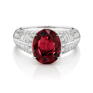 Platinum Tourmaline Dress Ring