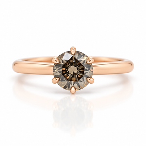 0.69ct Olive-Champagne Colour Diamond