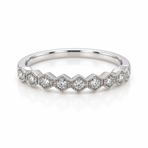 Hexagonal Diamond Band