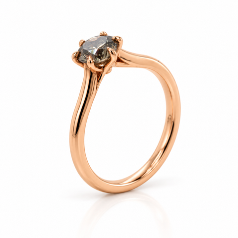 0.69ct Olive-Champagne Colour Diamond