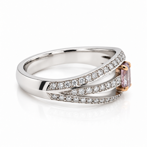 0.27ct FLPP Oval Ring