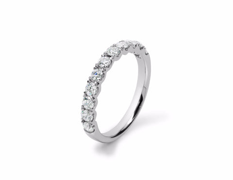 Split Claw Nova Set Diamond Eternity Ring