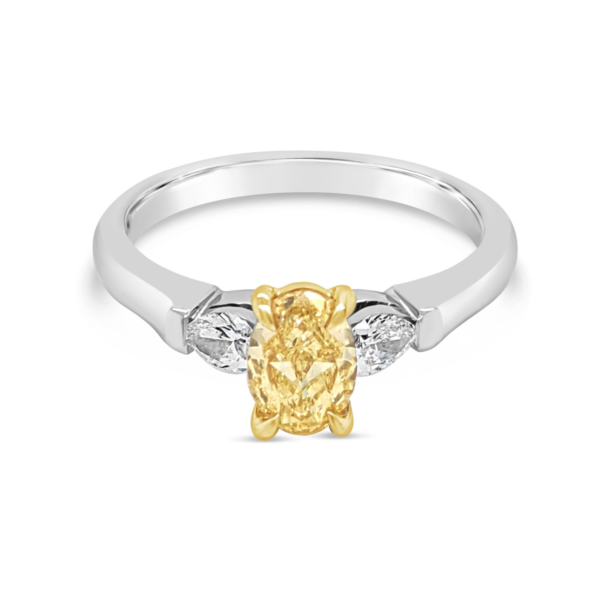 Yellow Diamond Trilogy Ring